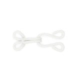 Dritz Covered Hooks & Eyes - White Extra Large - 2 Sets