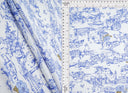 Toile Linen Look Woven Fabric