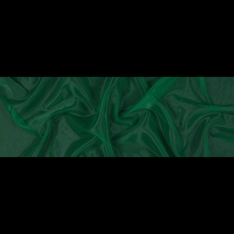 2-Ply Polyester Organza - Emerald - Zelda Collection