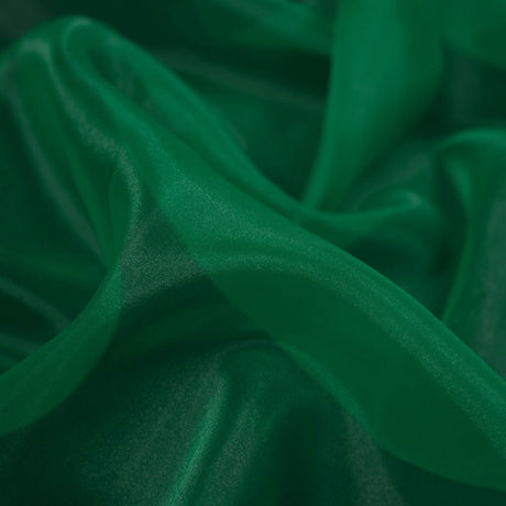 2-Ply Polyester Organza - Emerald - Zelda Collection
