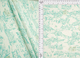 Toile Linen Look Woven Fabric