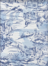 Toile Linen Look Woven Fabric