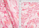 Toile Linen Look Woven Fabric