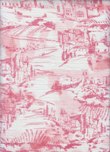 Toile Linen Look Woven Fabric