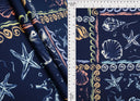 Tela estampada cepillada DTY Bajo el Mar de 58/60" de ancho, 96% poliéster, 4% spandex, tejido suave y elástico, 1 yarda  