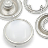 Dritz Pearl Snap Fasteners - White - 7/16", 12 Sets