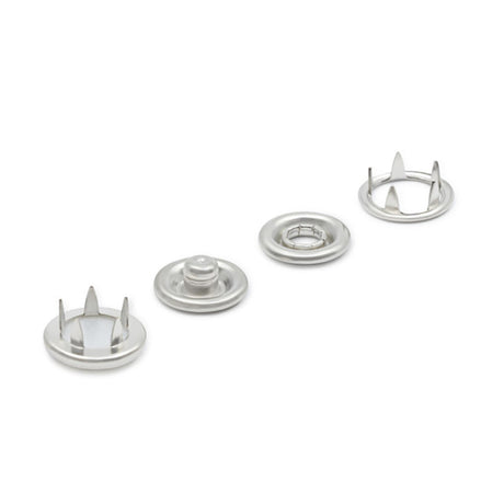 Dritz Pearl Snap Fasteners - White - 7/16", 12 Sets
