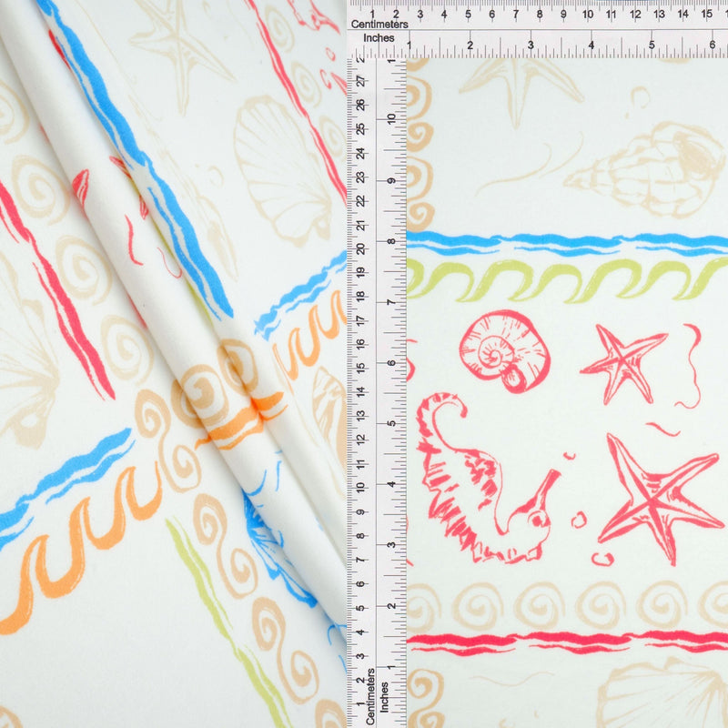 Brushed DTY Knit Under the Sea Print