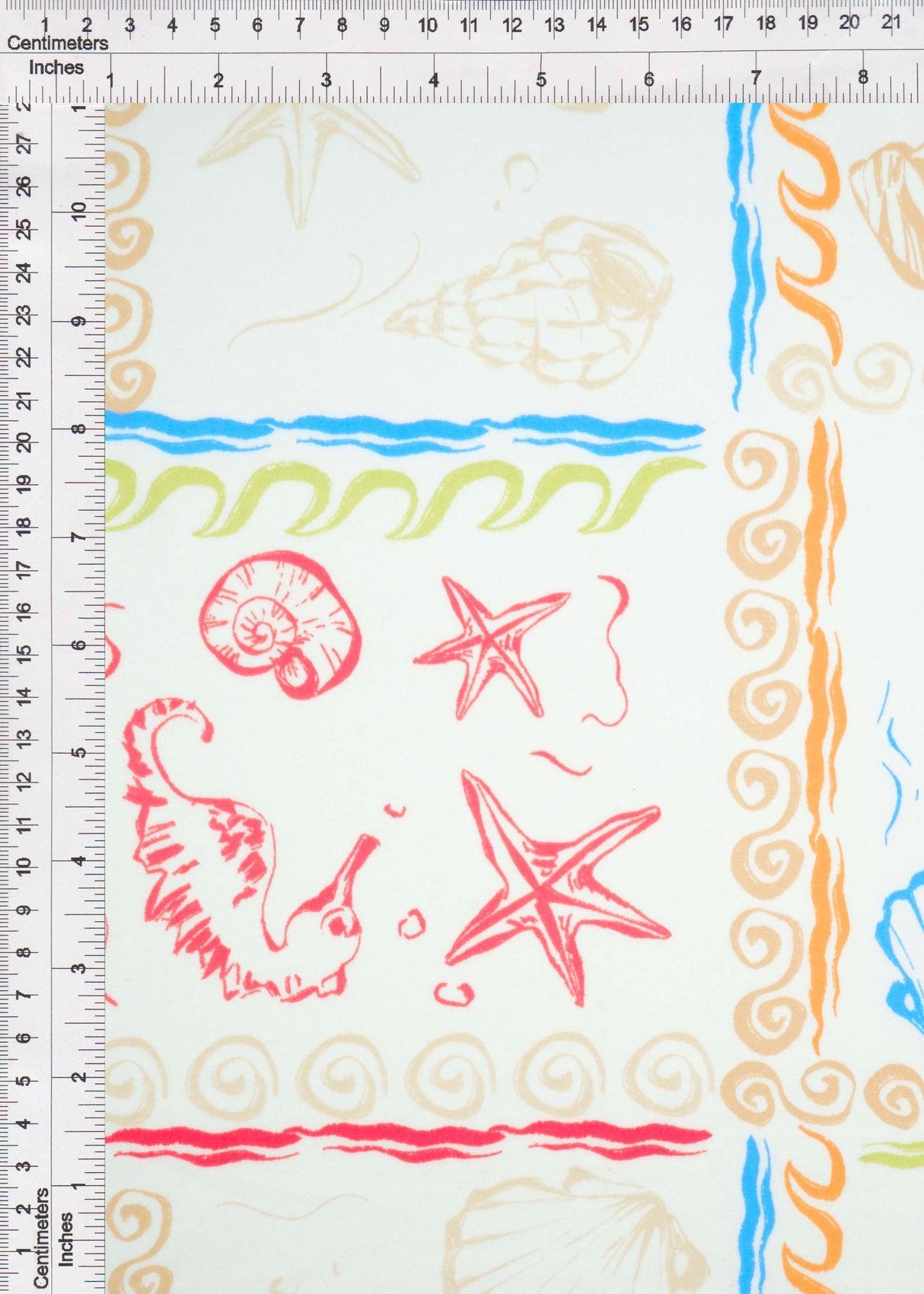 Brushed DTY Knit Under the Sea Print