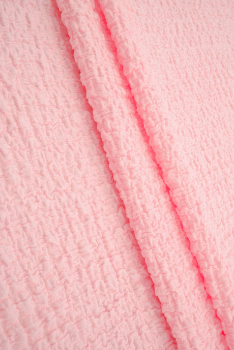 Waffle Crepe Woven Fabric, Stretch Textured Home Decor Material 58/59" Wide