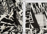 1 Yard Geometric DTY Knit Stretch Fabric 58/60 Inch Wide Lightweight Material for Apparel & DIY Projects