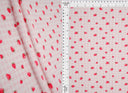 1 Yard 4x2 Yummy Rib Strawberry Print Fabric 170 GSM Polyester Spandex 58/60" Width