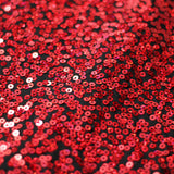 Sequin Showcase Razzle Nylon Spandex Fabric - Assorted Colors, Holographic Round Sequins, 54/56" Width (1 Yard)
