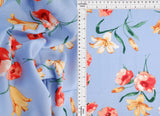 Floral Rayon Challis Woven Fabric