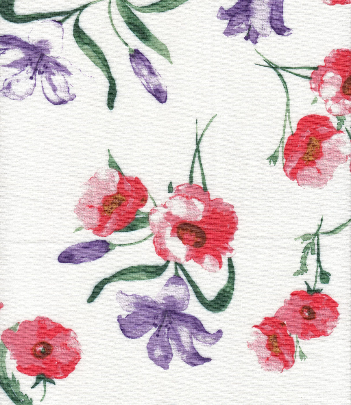 Floral Rayon Challis Woven Fabric