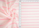 Stripe Knit Fabric Black Ivory
