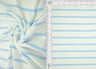 Stripe Knit Fabric Black Ivory