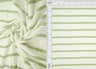 Stripe Knit Fabric Black Ivory
