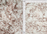 1 Yard Digital Toile Mesh Knit Fabric, 56/58? Wide Polyester Spandex Blend