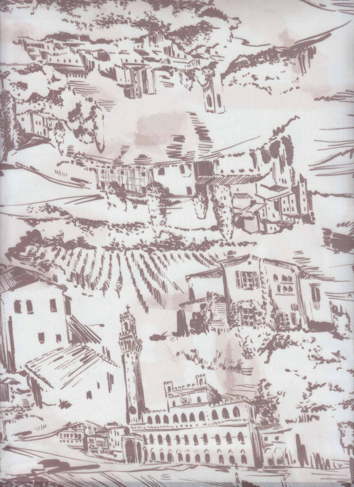 1 Yard Digital Toile Mesh Knit Fabric, 56/58? Wide Polyester Spandex Blend