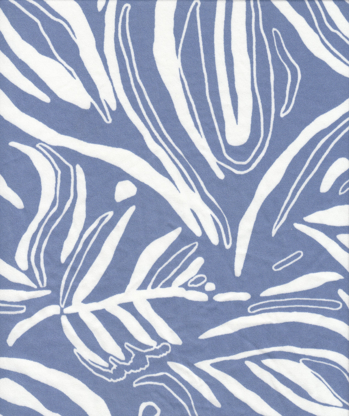 Leaf Print Stretch DTY Knit Fabric
