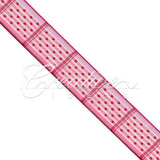 1 1/2" Wired Dippy Dots Ribbon - 10 Yards (Pink)