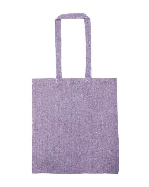 Lightweight Recycled Canvas Tote Bag with Extended Handle