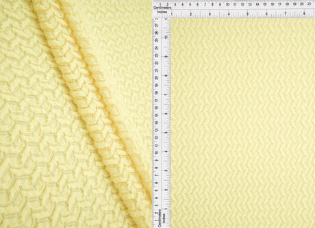 1 Yard Crochet Lace Fabric, 58/60? Wide Polyester Spandex Blend