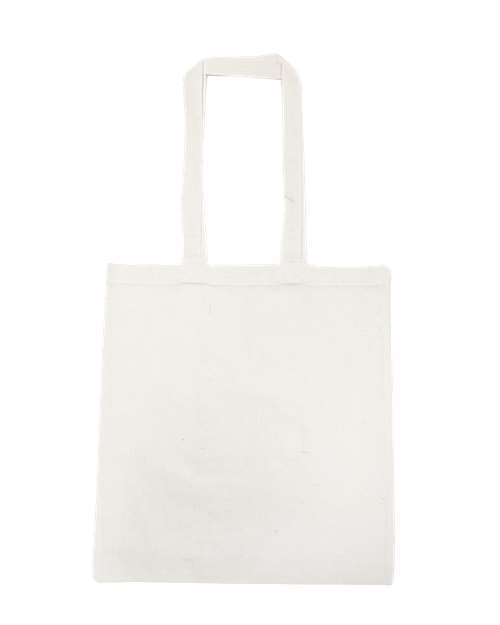 Lightweight Recycled Canvas Tote Bag with Extended Handle