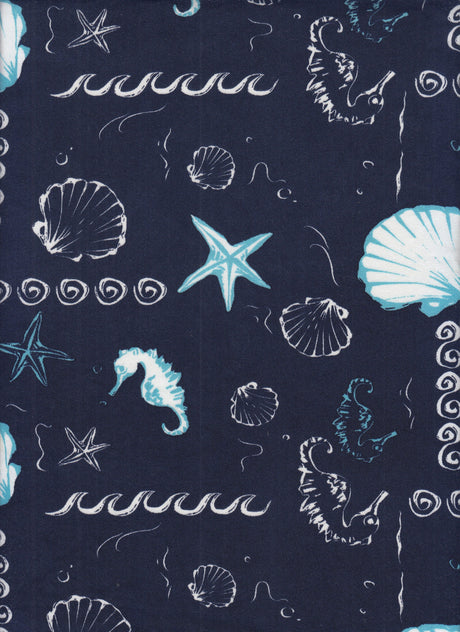 Printed DTY Knit Under the Sea