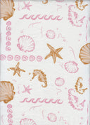 1 yarda de tela DTY con estampado "Under The Sea", mezcla de poliéster y spandex de 180 GSM, ancho 58/60"