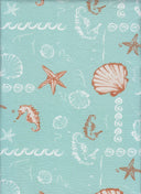 Tela estampada DTY Bajo el Mar de 58/60" de ancho, 96% poliéster, 4% spandex, tejido suave, ligero y elástico, 1 yarda  