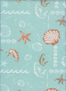 58/60" Width Under the Sea DTY Print Fabric 96 Percent Polyester 4 Percent Spandex Soft Lightweight Stretch Knit