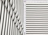 Ponte Knit Yarn-Dye Stripe Fabric