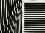 Ponte Knit Yarn-Dye Stripe Fabric