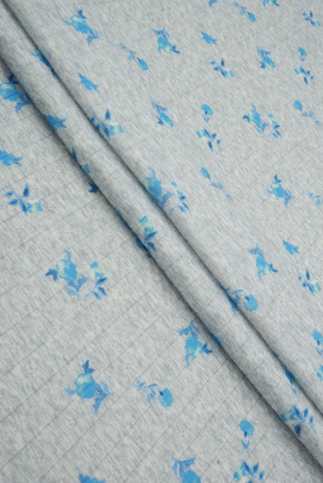 Floral Pointelle Knit Fabric