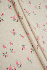 Floral Pointelle Knit Fabric
