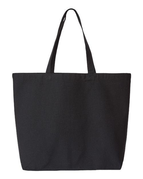 Jumbo Recycled Midweight Gusseted Canvas Tote