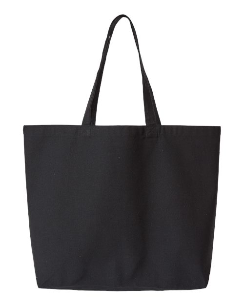 Jumbo Recycled Midweight Gusseted Canvas Tote