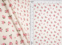 Tela de doble punto con estampado pequeño de 1 yarda, mezcla de poliéster, rayón y spandex de 230 GSM, 56/57 pulgadas de ancho