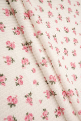 1 Yard Double Knit Cozy Digital Ditsy Printed Fabric Soft Stretch Knit 56/57 Inch Width