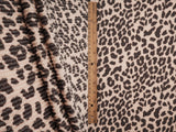 Animal Print Jacquard Double Knit Fabric