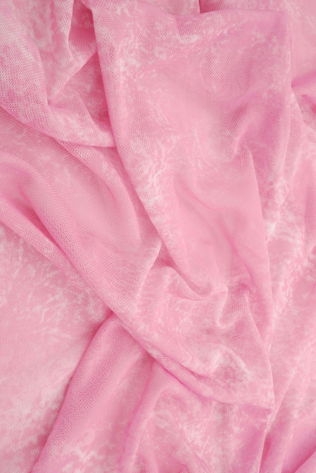 Mesh Tie-Dye Wash Digital Mesh Fabric