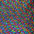 Kaleidoscope Sequins Poly Spandex Fabric - Gold Multi/Jewel Round Sequins, 56/58" Width (1 Yard)