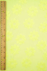 Daisy Floral Jacquard Knit Fabric