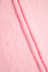 Daisy Floral Jacquard Knit Fabric