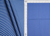 Striped Stretch Poplin Fabric