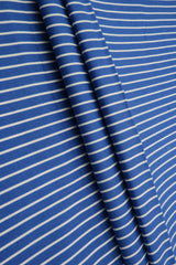 Striped Stretch Poplin Fabric