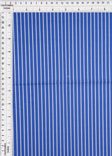 Striped Stretch Poplin Fabric