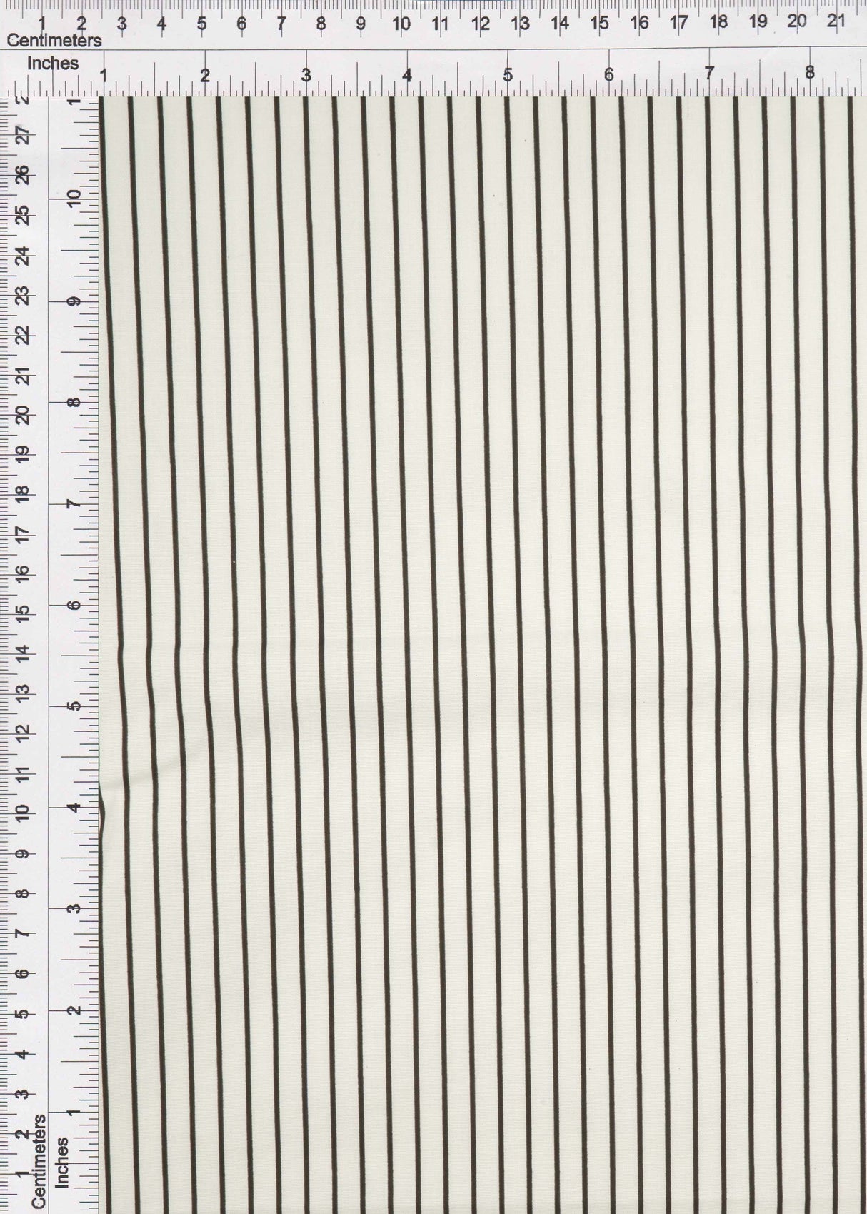 Striped Stretch Poplin Fabric
